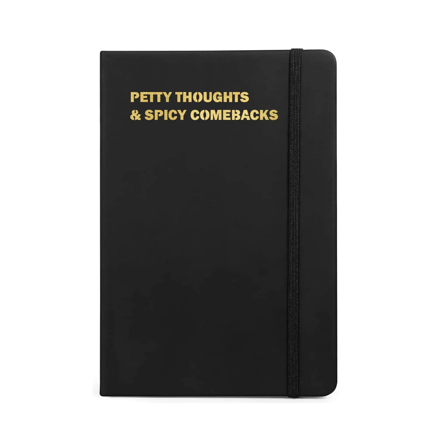 Petty Thoughts & Spicy Comebacks Funny Notebook Journal-Crimson and Clover Studio