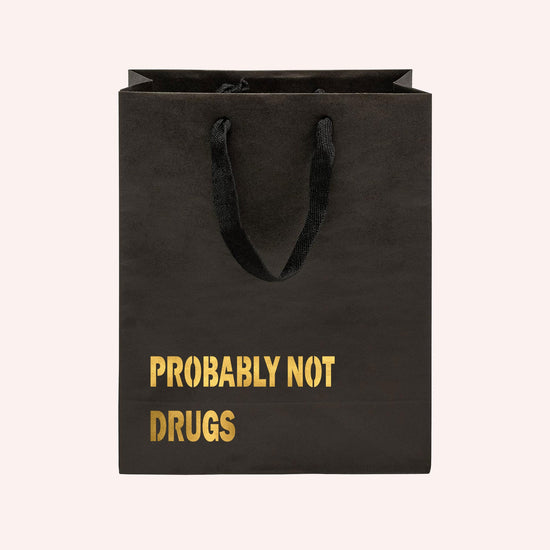 Probably Not Drugs Funny Gift Bag-gift bag-Crimson and Clover Studio