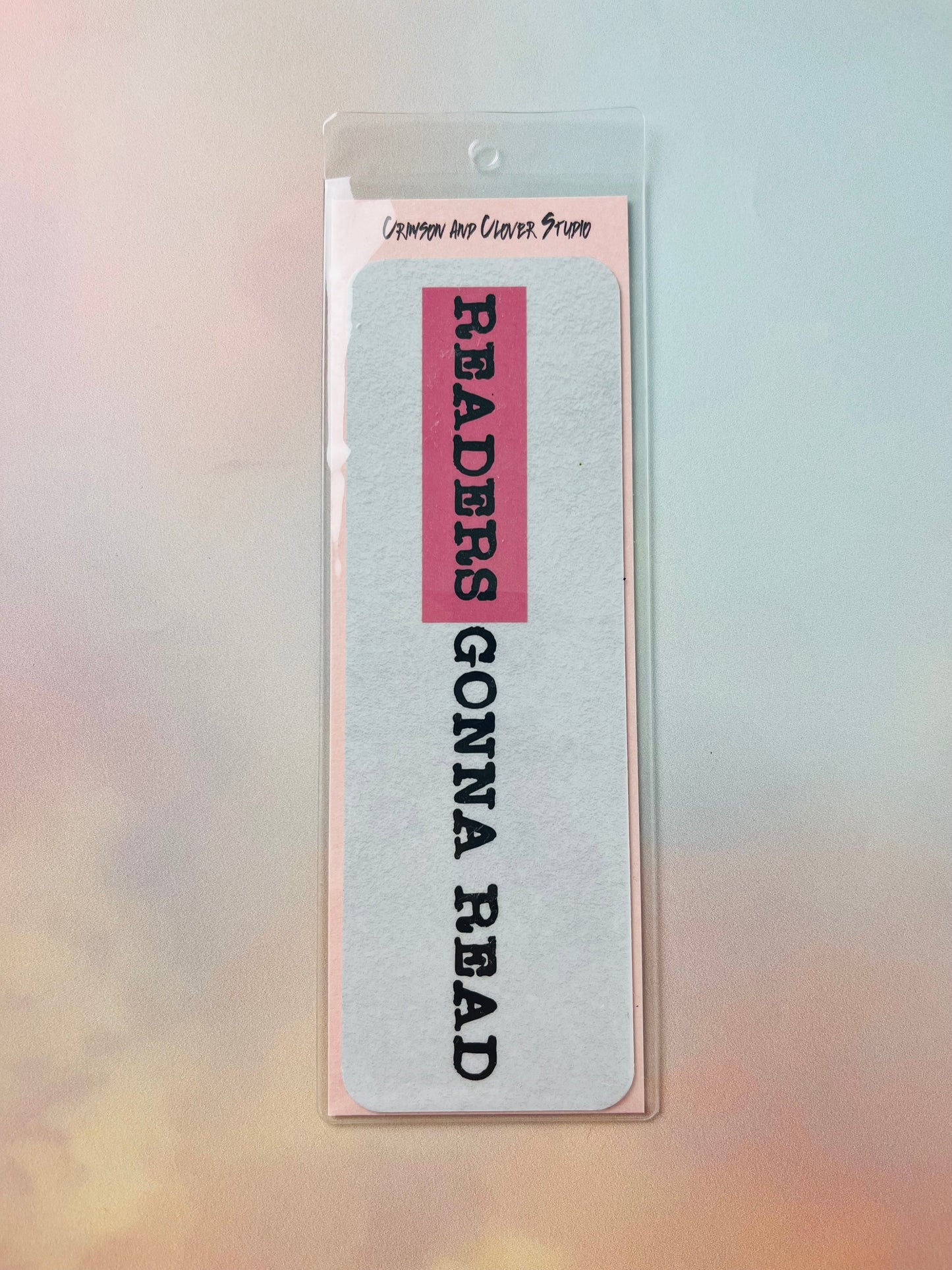 Readers Gonna Read Bookmark-bookmark-Crimson and Clover Studio