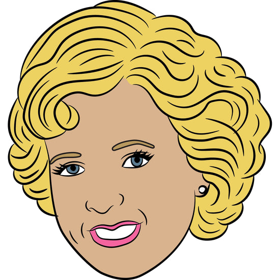 Rose Golden Girls Sticker-sticker-Crimson and Clover Studio