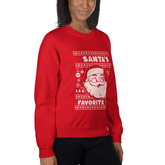 Load image into Gallery viewer, Santa&amp;#39;s Favorite Ho Unisex Sweatshirt-Sweatshirt-Crimson and Clover Studio

