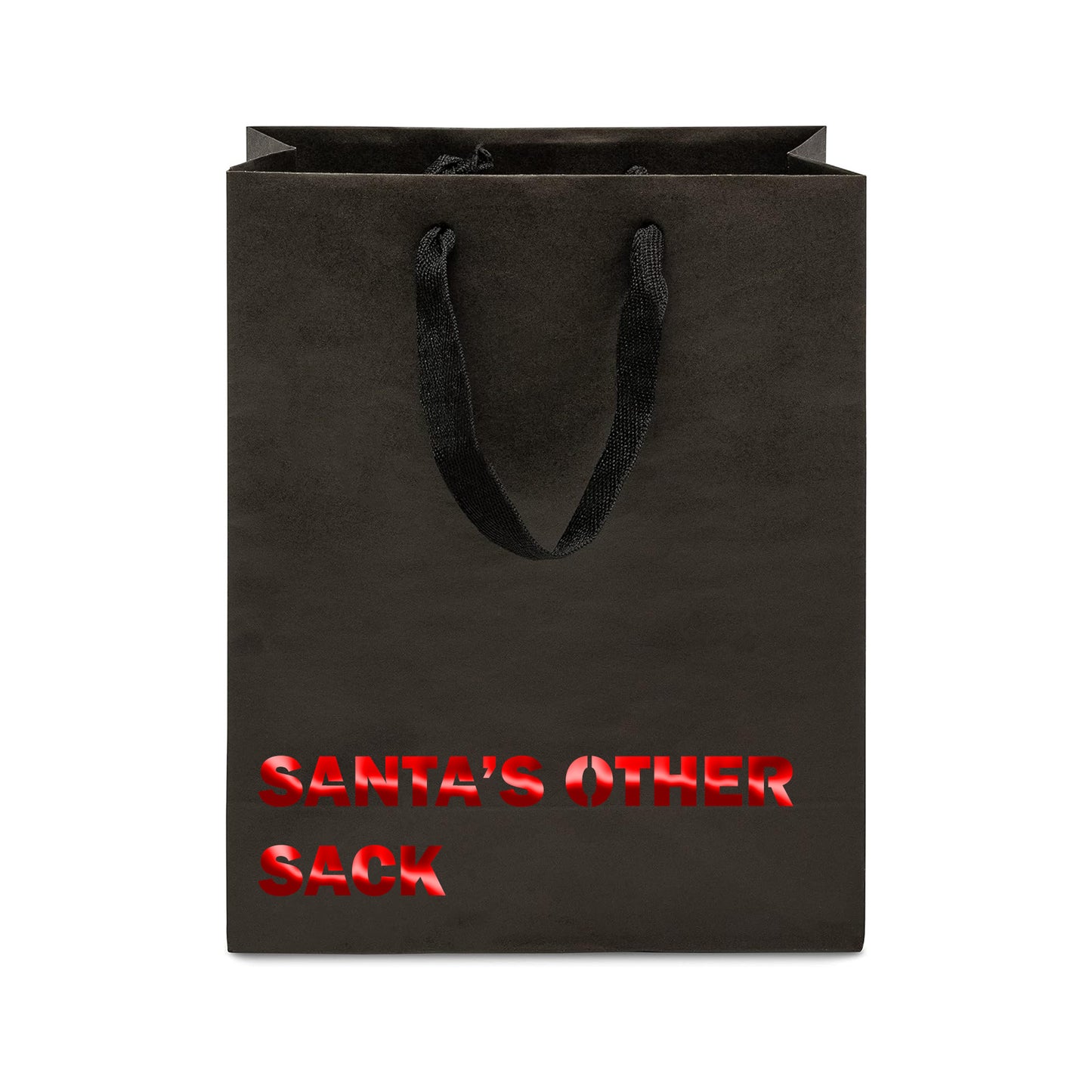 Santa's Other Sack Funny Christmas Gift Bag-Crimson and Clover Studio