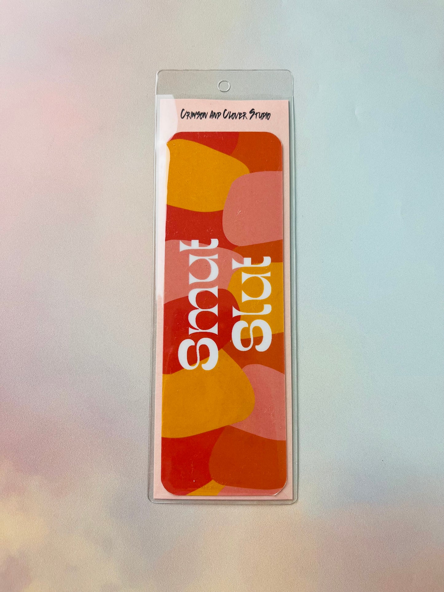 Smut Slut Funny Bookmark-bookmark-Crimson and Clover Studio
