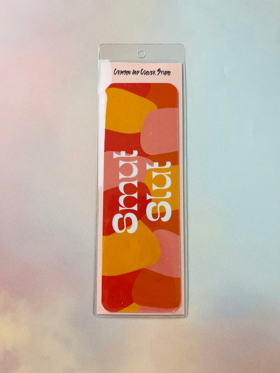 Smut Slut Funny Bookmark-bookmark-Crimson and Clover Studio