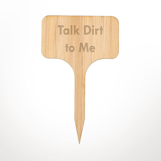 Talk Dirt to Me Funny Plant Marker-Plant Marker-Crimson and Clover Studio
