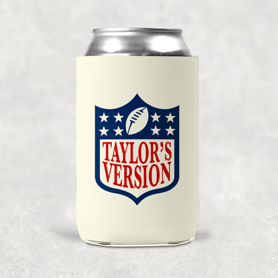 Taylor's Version Funny Koozie-Crimson and Clover Studio