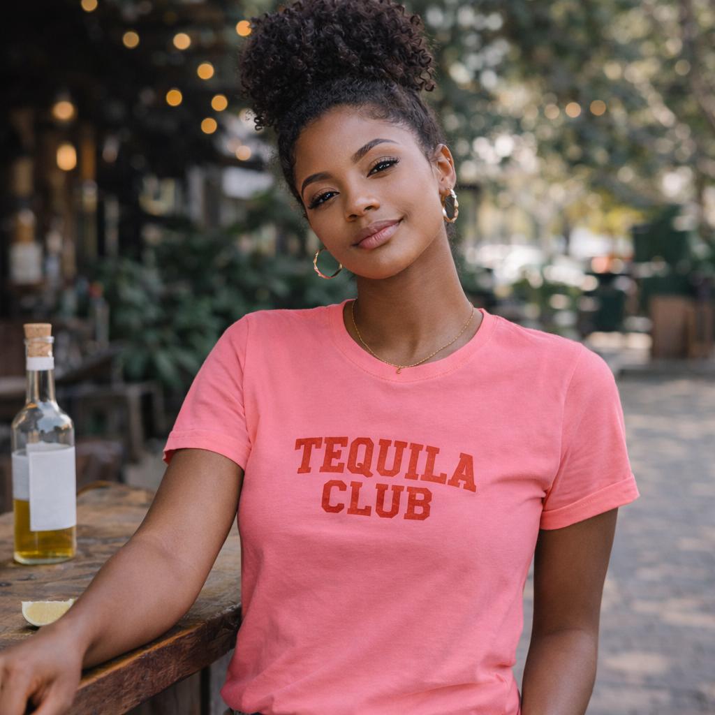 Tequila Club Unisex Eco-Friendly Shirt-tees-Crimson and Clover Studio