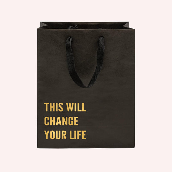 This Will Change Your Life Funny Gift Bag-Crimson and Clover Studio