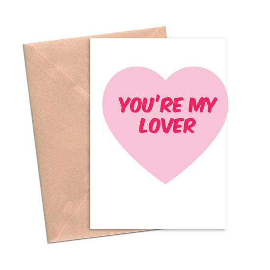 You're My Lover Taylor Card-love cards-Crimson and Clover Studio