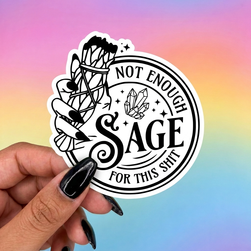 Not Enough Sage in the World Funny Sticker