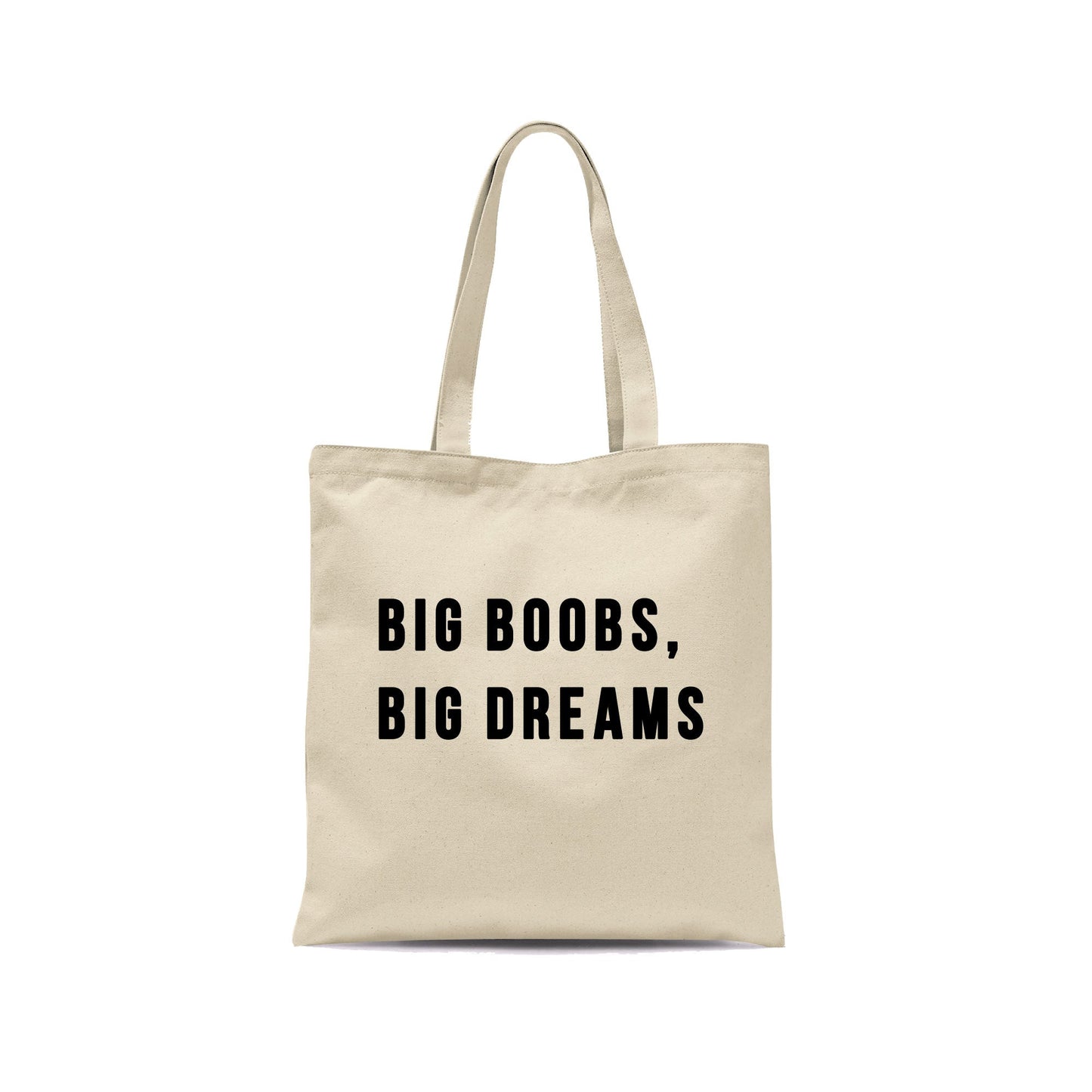 Load image into Gallery viewer, Big Boobs Big Dreams Tote Bag-Totes-Crimson and Clover Studio

