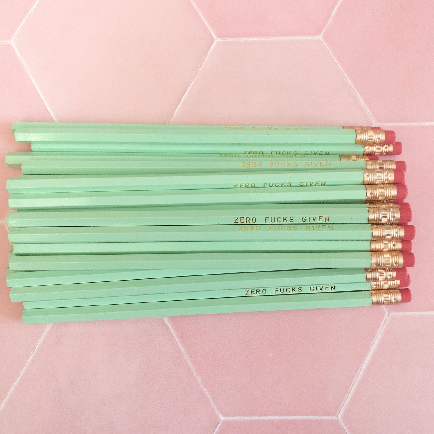 Single Zero Fucks Given Swear Pencil-Pencils-Crimson and Clover Studio