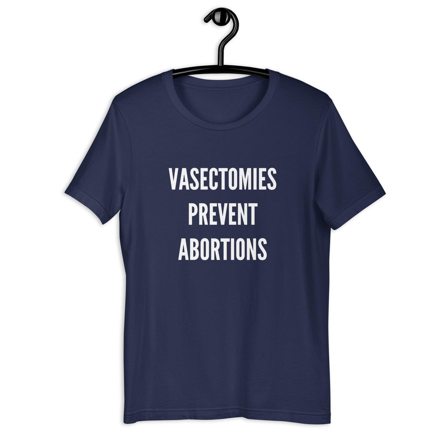 Vasectomies Prevent Abortions Unisex Eco-Friendly Shirt | Crimson